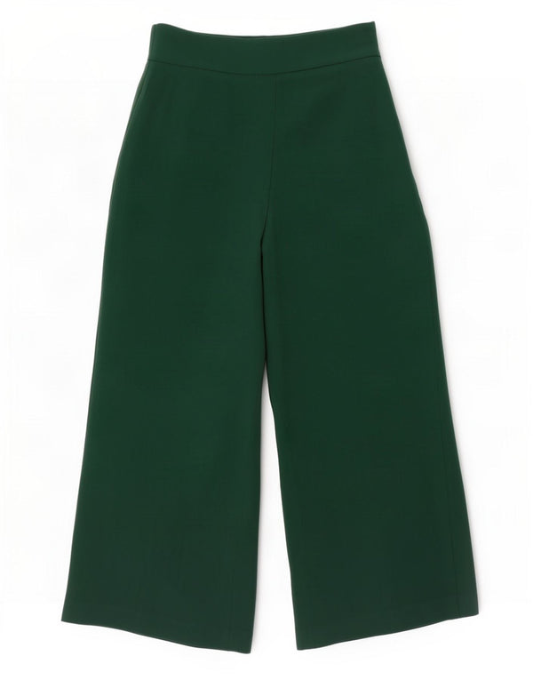 Pantaloni corti da donna Zara a gamba larga medi W28 L25 verdi
