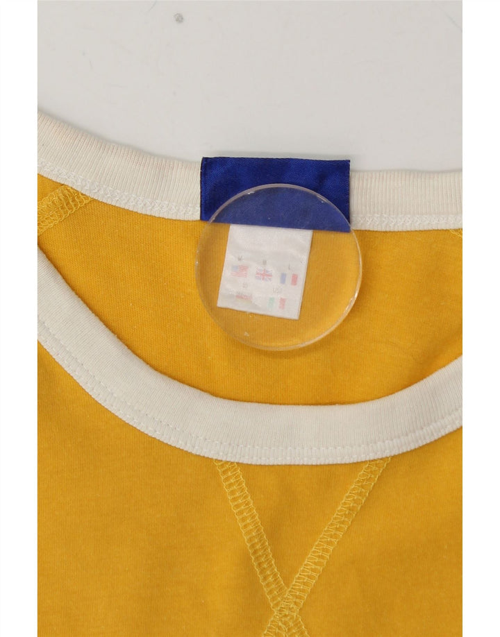 T-shirt grafica da uomo REEBOK Top in cotone giallo medio