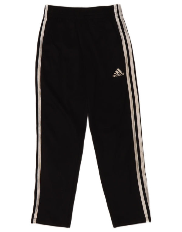 Pantaloni della tuta da ragazzo Adidas 7-8 anni in poliestere nero