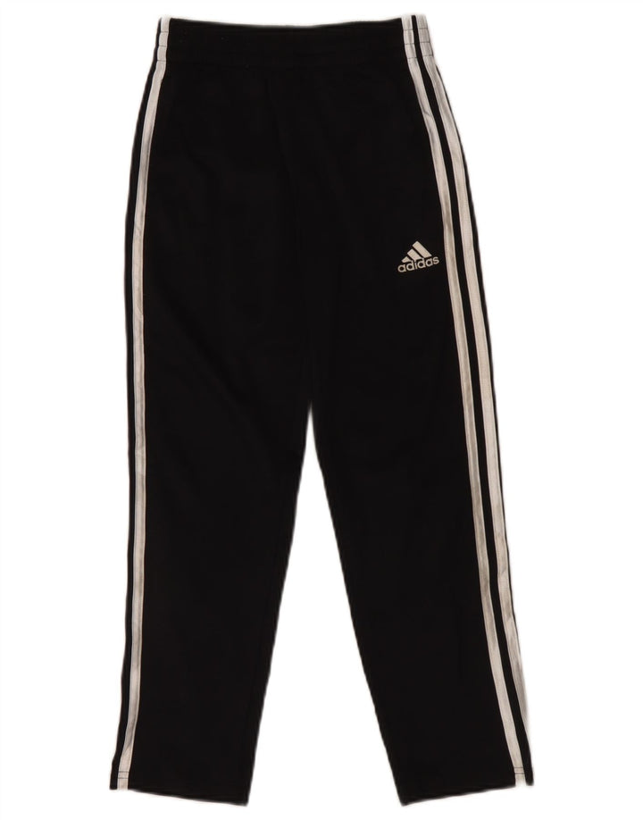 Pantaloni della tuta da ragazzo Adidas 7-8 anni in poliestere nero