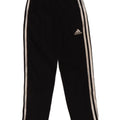 Pantaloni della tuta da ragazzo Adidas 7-8 anni in poliestere nero