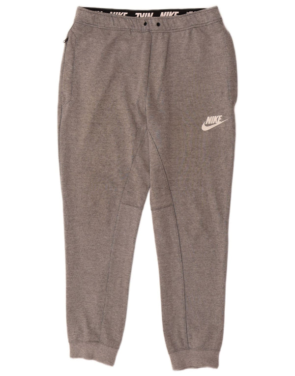 Pantaloni da tuta da uomo NIKE Joggers piccoli in cotone grigio