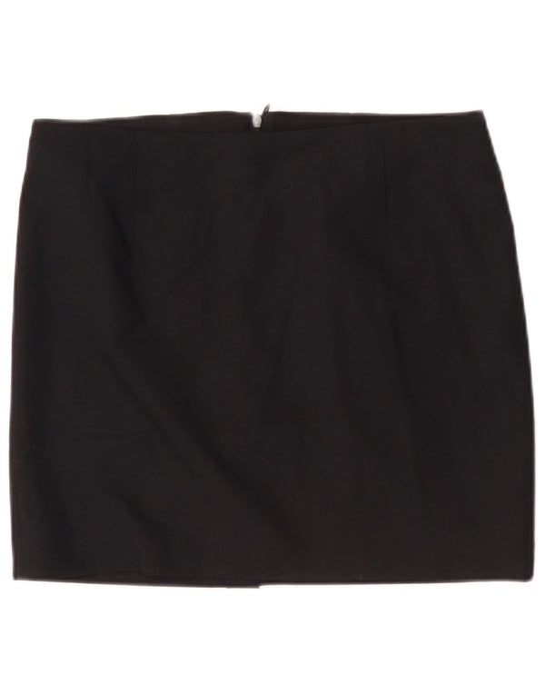 Minigonna da donna Zara media W28 poliestere nero
