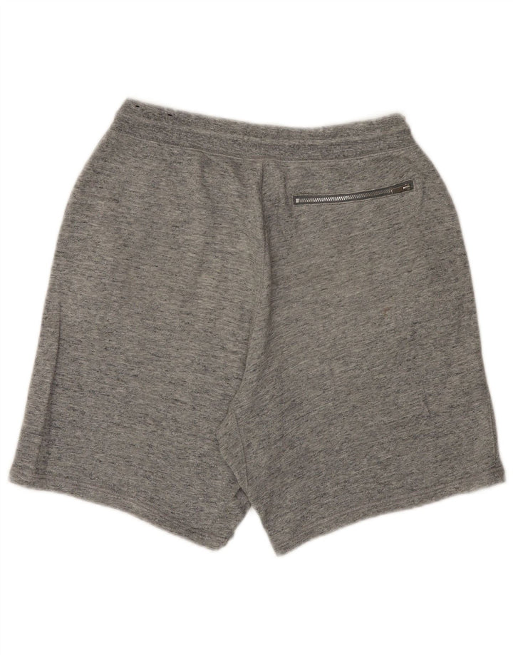 Pantaloncini sportivi da uomo Nike Large in cotone chiazzato grigio