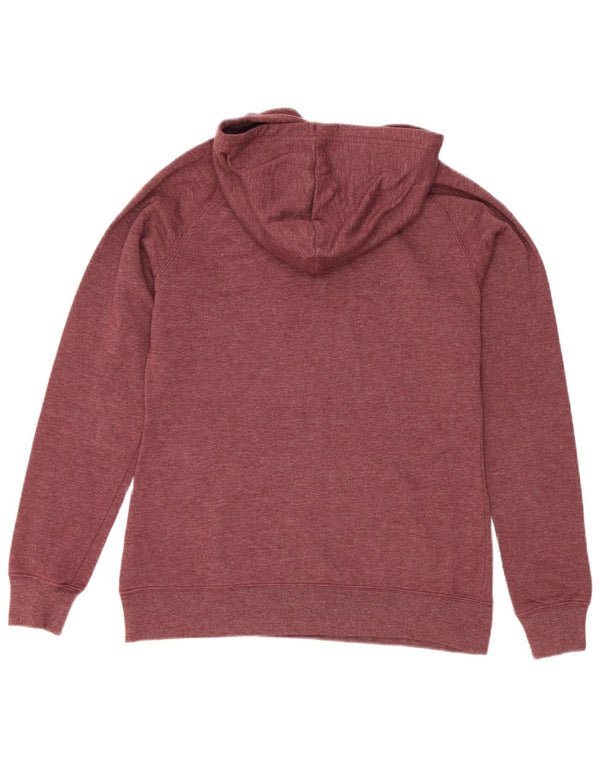 Felpa con cappuccio grafica da donna The North Face UK 10 piccola in cotone bordeaux