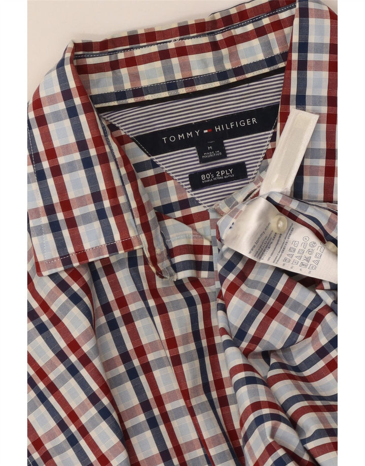 Camicia da uomo Tommy Hilfiger in cotone a quadri multicolore medio