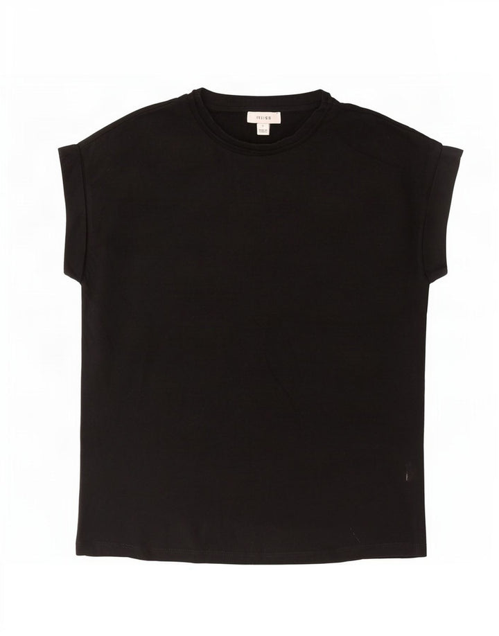 T-shirt da uomo Reiss Top piccola in cotone nero