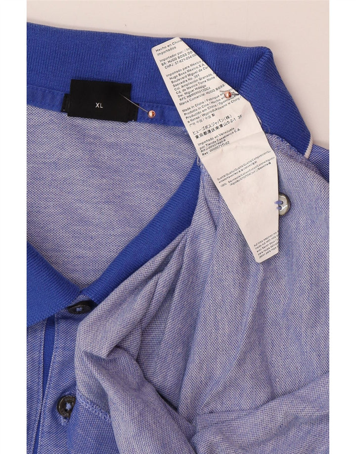 Polo da uomo HUGO BOSS XL in cotone blu