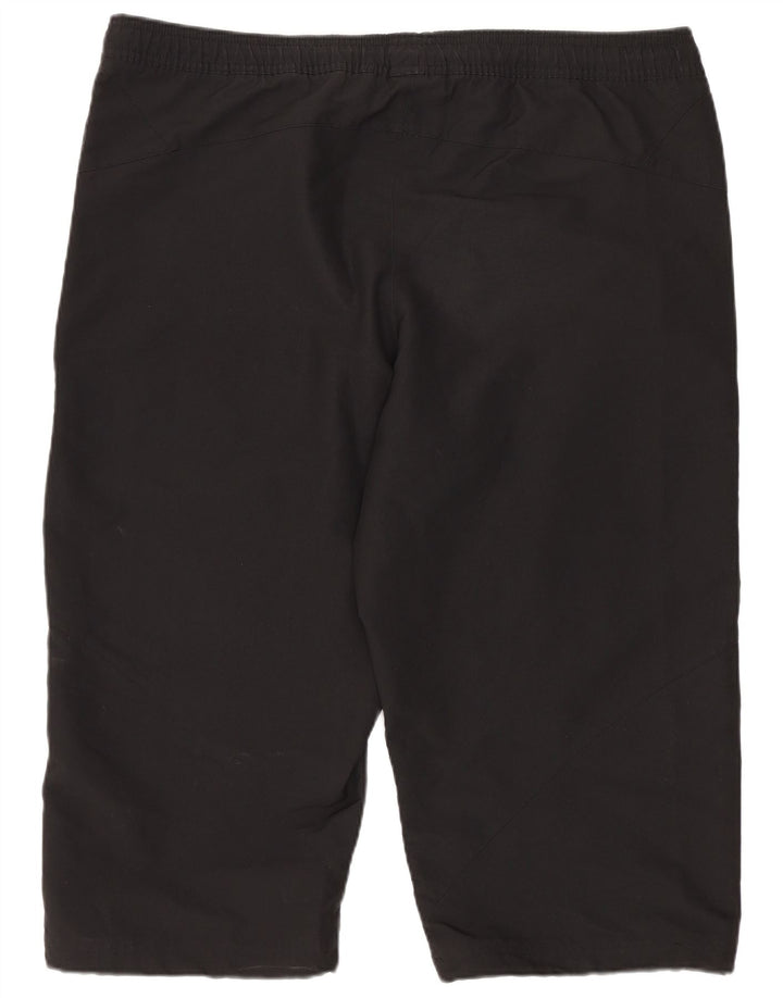 Pantaloncini sportivi Bermuda da uomo ADIDAS medio nero in poliestere