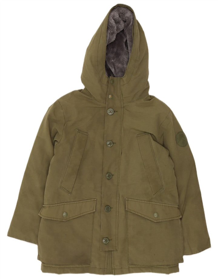Giacca imbottita con cappuccio Gap da bambino 10-11 anni Large in poliestere kaki