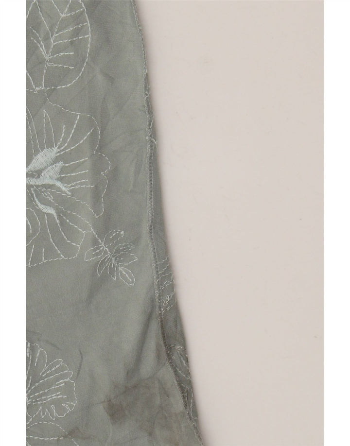 BCBGMAXAZRIA Top tunica da donna UK 14 Poliestere floreale verde grande