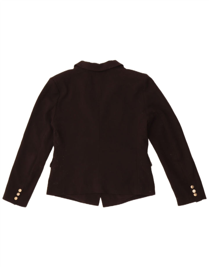 Giacca blazer doppiopetto da donna French Connection UK 10 piccola nera