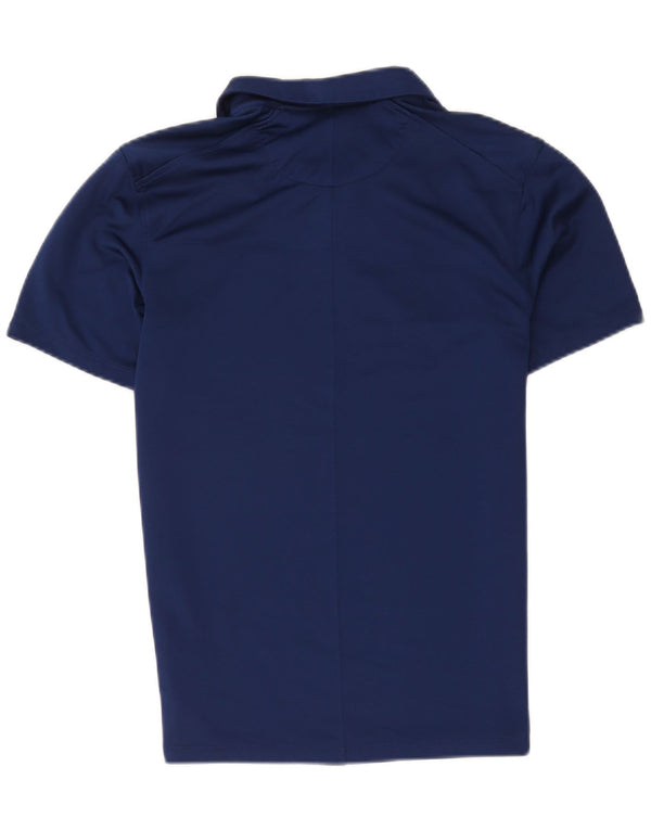 Polo Nike da uomo Dri Fit piccola in poliestere blu navy