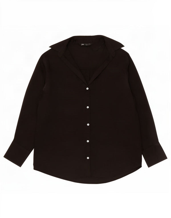 Camicia oversize da donna Zara UK 10 piccola nera