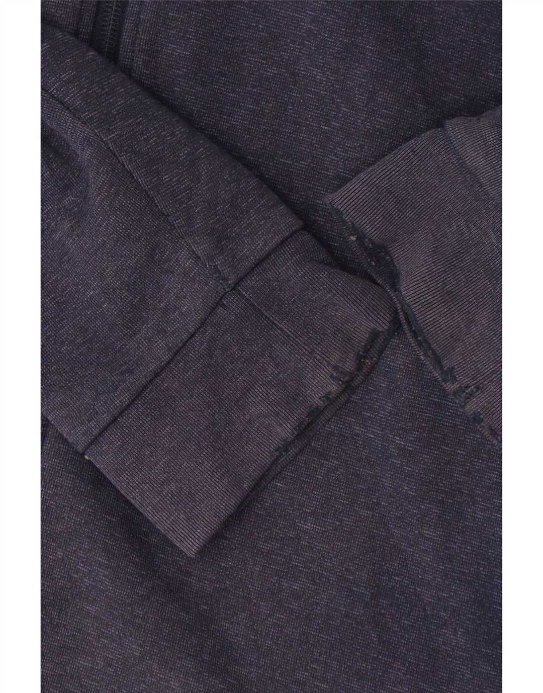 Maglione con cappuccio e zip da uomo Adidas in cotone blu navy medio