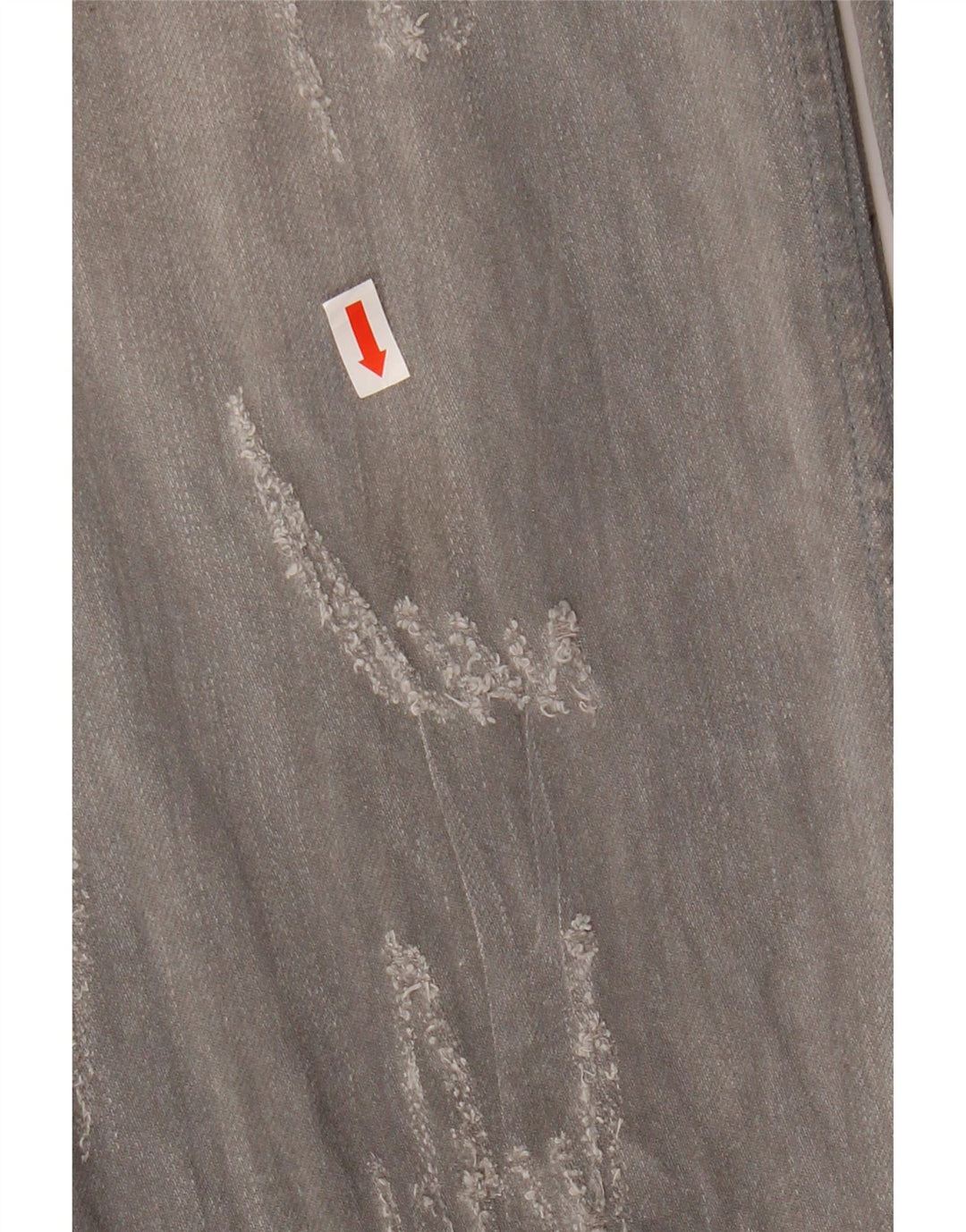 LEVI'S Mens 519 Distressed Slim Jeans W33 L34 Grey Cotton