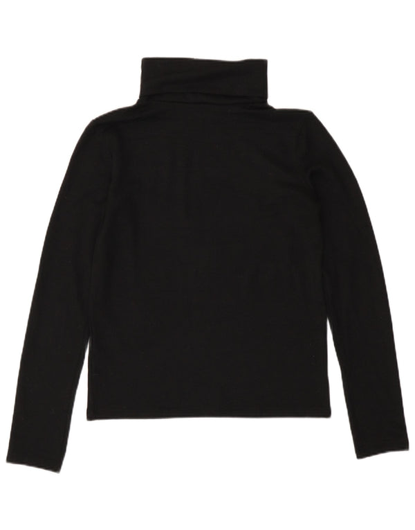 Maglione maglione a collo alto da donna Zara UK 12 medio nero