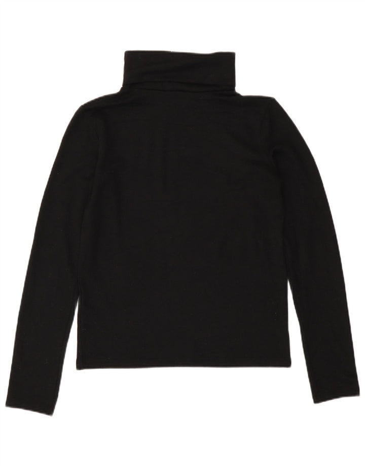 Maglione maglione a collo alto da donna Zara UK 12 medio nero