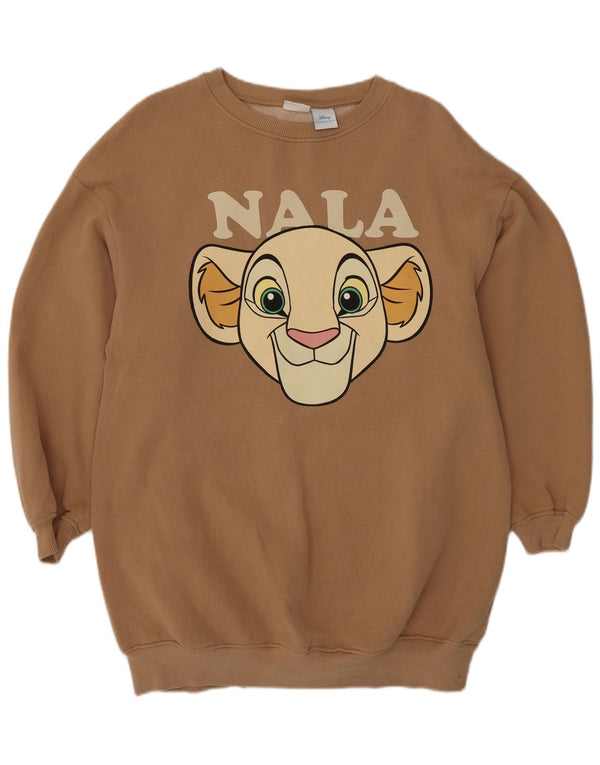 Felpa Zara per ragazze con grafica Disney, maglione, 13-14 anni, marrone