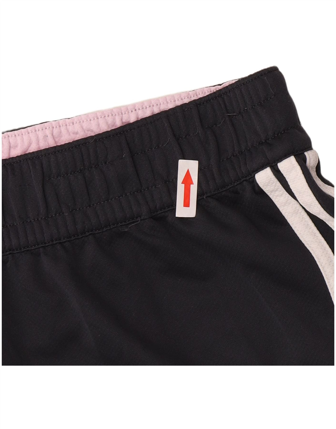 Pantaloncini sportivi da donna Adidas UK 16 Large blu navy in poliestere