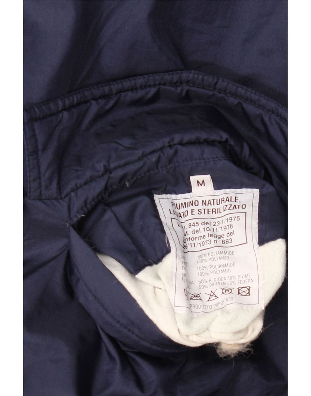Giacca imbottita ampia reversibile da uomo vintage UK 38 medio kaki