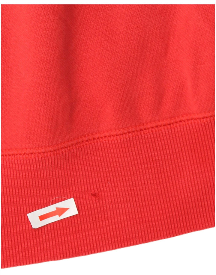 Felpa con cappuccio da uomo Puma XL rossa in cotone