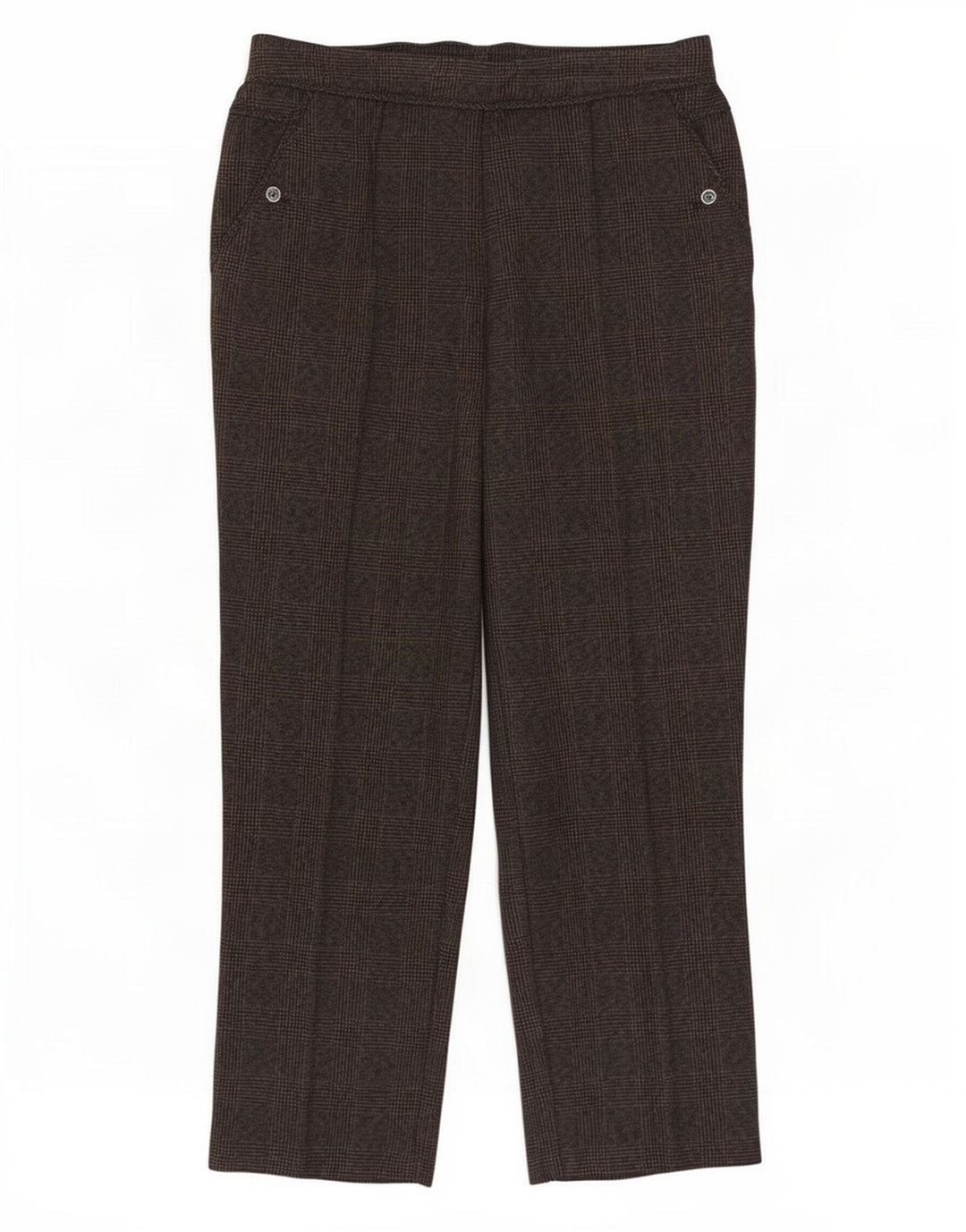 Pantaloni casual da donna Marks & Spencer UK 12 medi W30 L27 Marrone