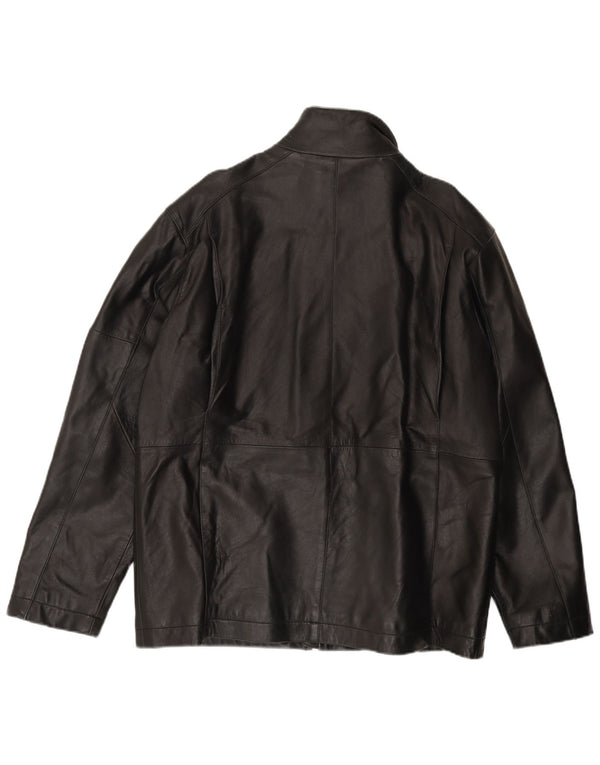 Giacca in pelle da uomo HELIUM UK 42 XL Pelle nera