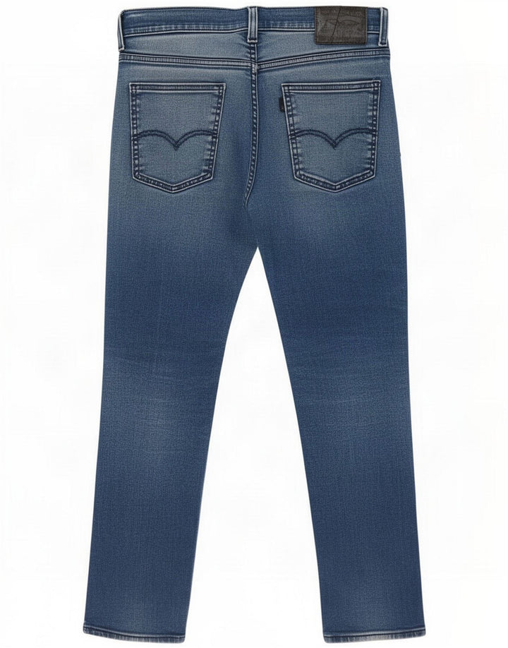 Levi's Uomo 511 Slim Jeans W32 L28 Blu Cotone