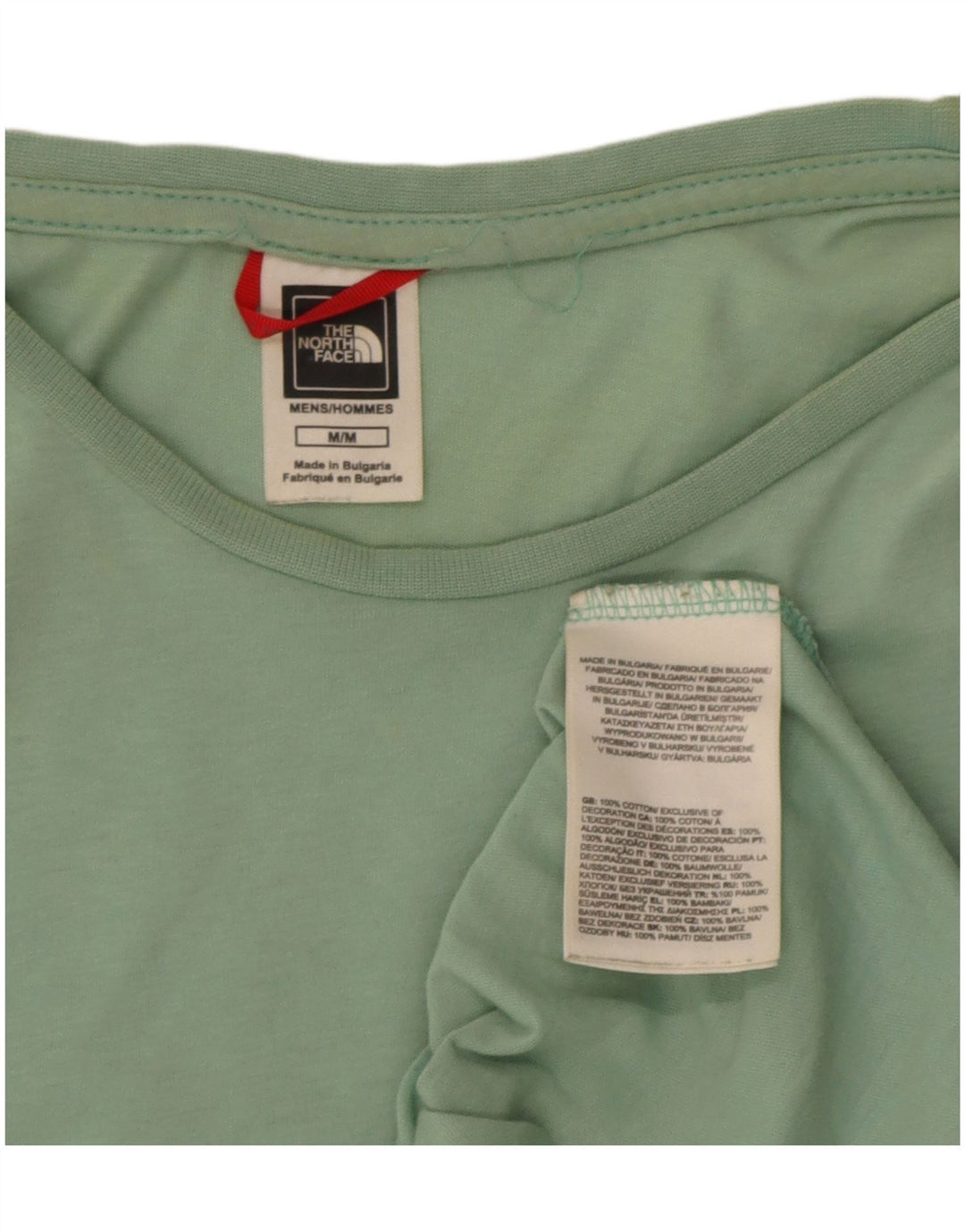 T-shirt da uomo The North Face Top in cotone verde medio
