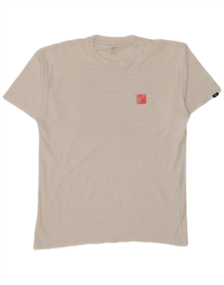 T-shirt grafica da uomo con vestibilità classica Vans, cotone bianco medio