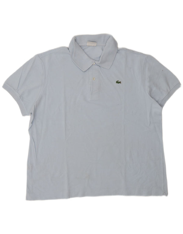 Polo da uomo LACOSTE taglia 6 XL in cotone blu