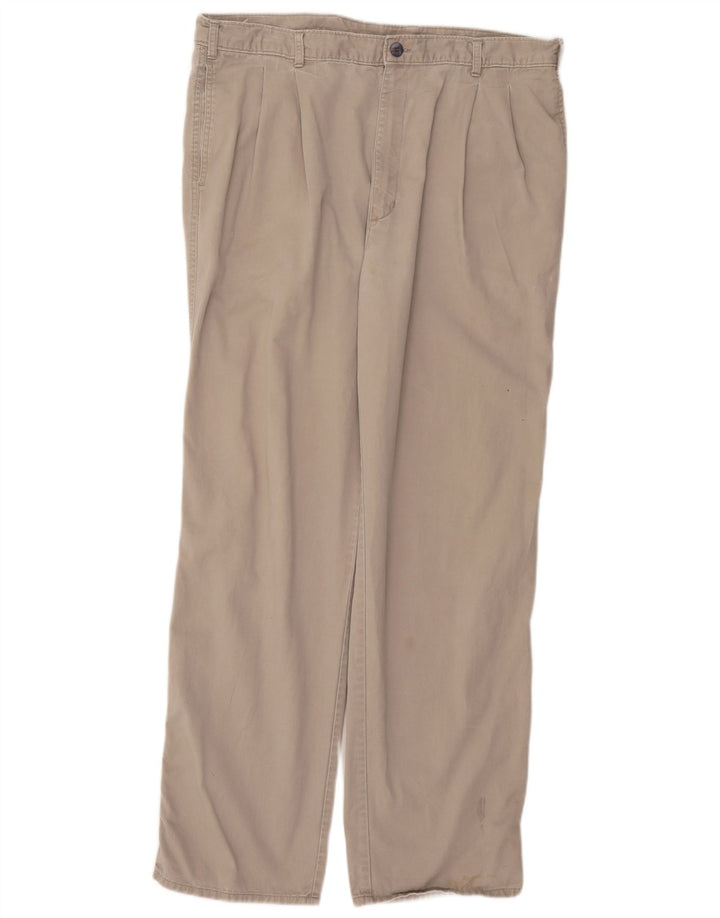 Pantaloni chino con pegging da uomo Dockers W38 L32 Beige