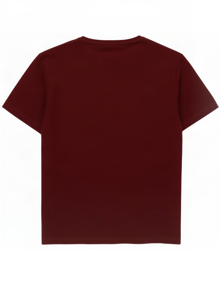 T-shirt da uomo Penguin Top piccola in cotone bordeaux