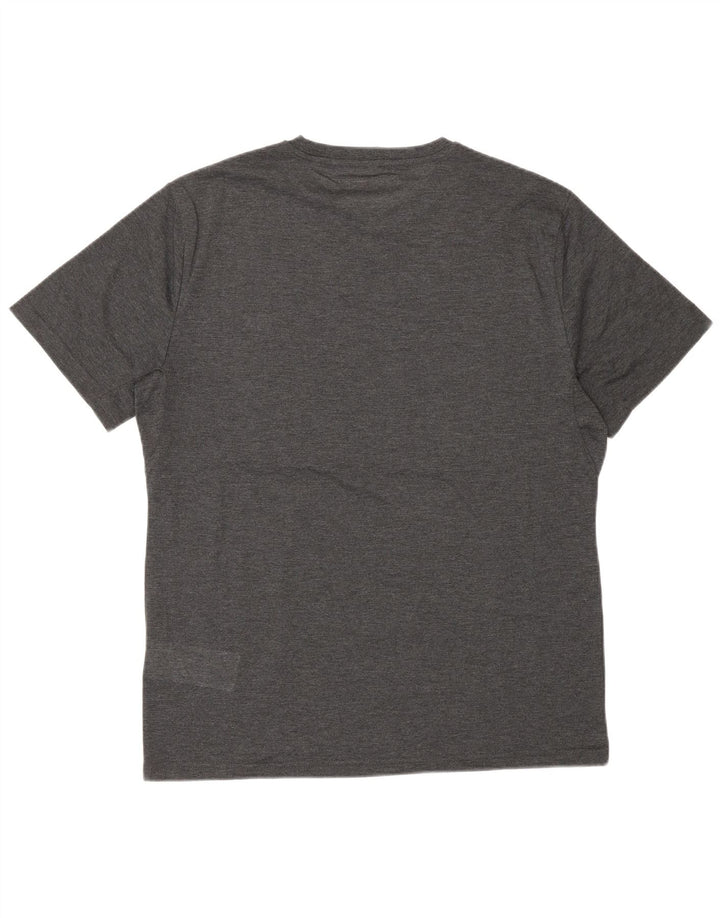 T-shirt da uomo Calvin Klein Top in poliestere grigio medio