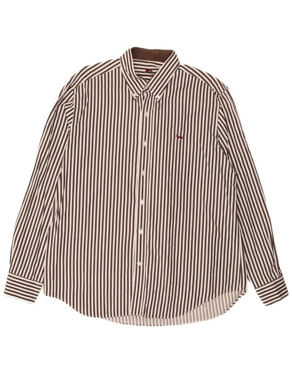 Camicia da uomo Harmont & Blaine 2XL Gessato marrone