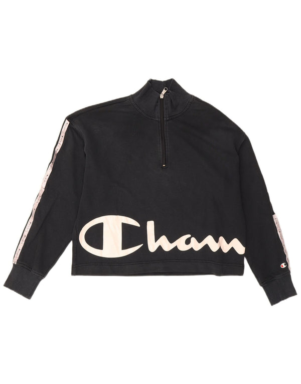 Felpa con grafica oversize da donna Champion, taglia UK 16, grande, nera