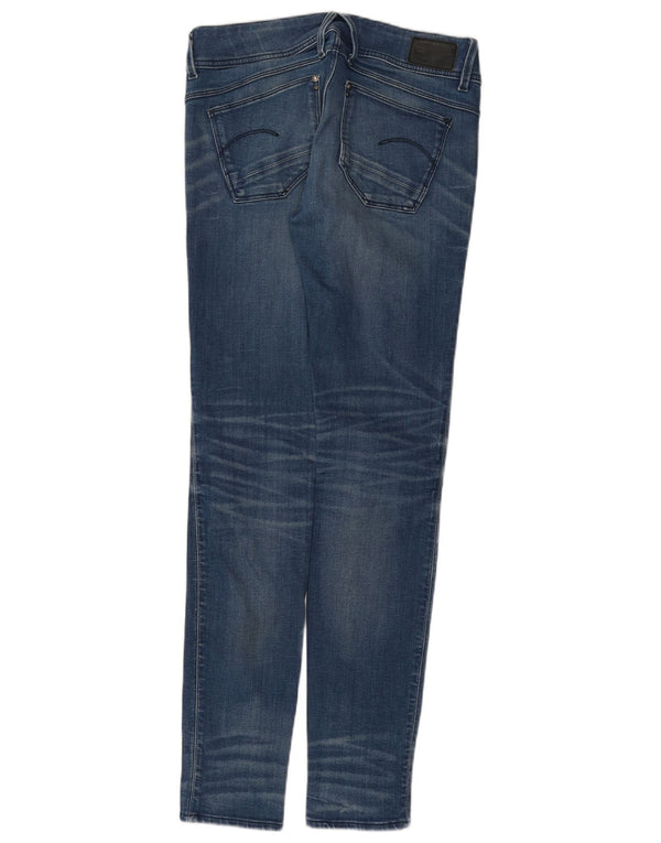 Jeans skinny a vita bassa da donna G-STAR W28 L32 cotone blu