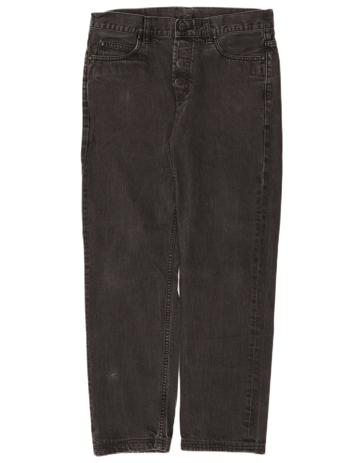 Jeans dritti da uomo Carhartt W31 L28 cotone grigio