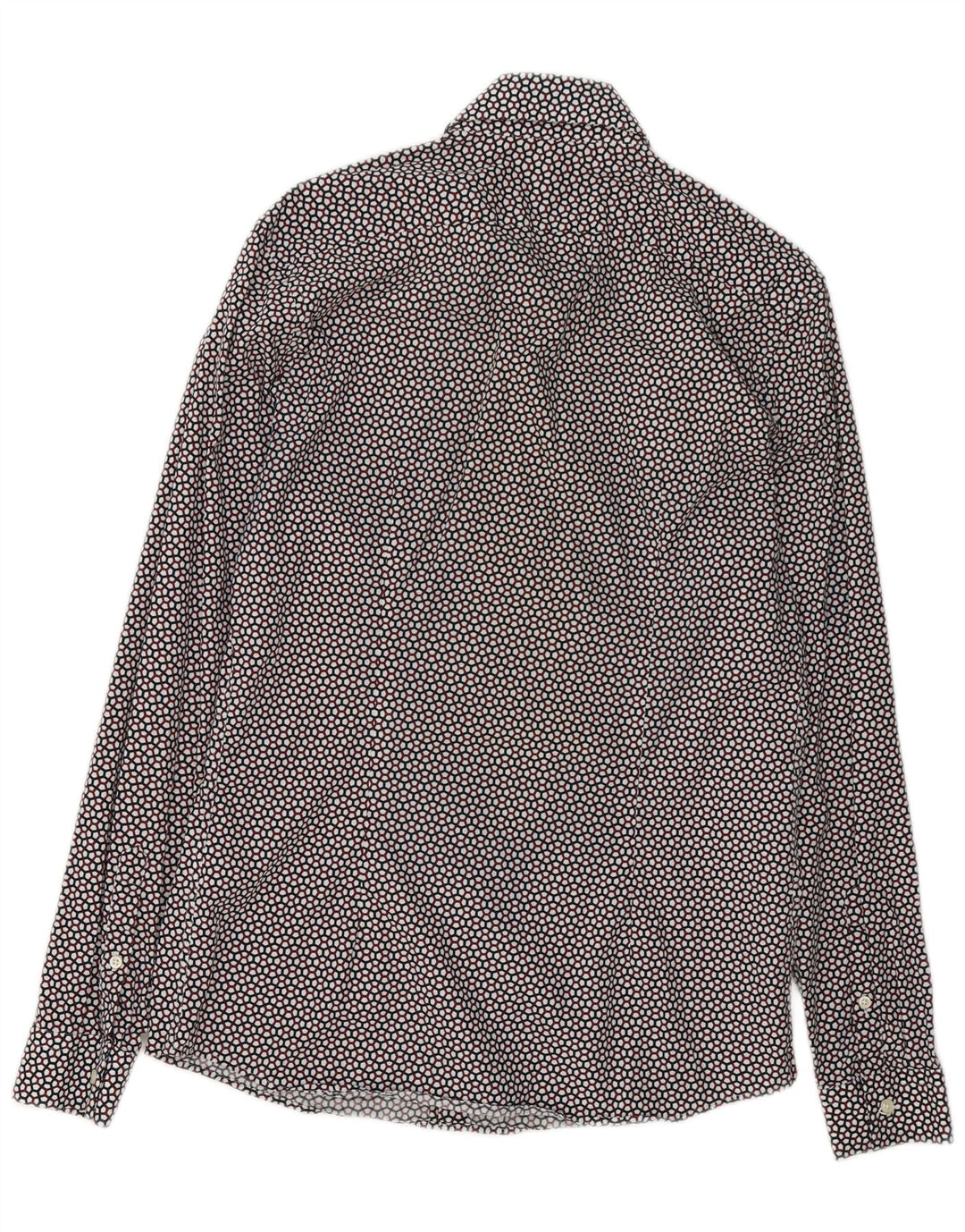 Camicia Reiss da uomo slim fit in cotone geometrico multicolore medio