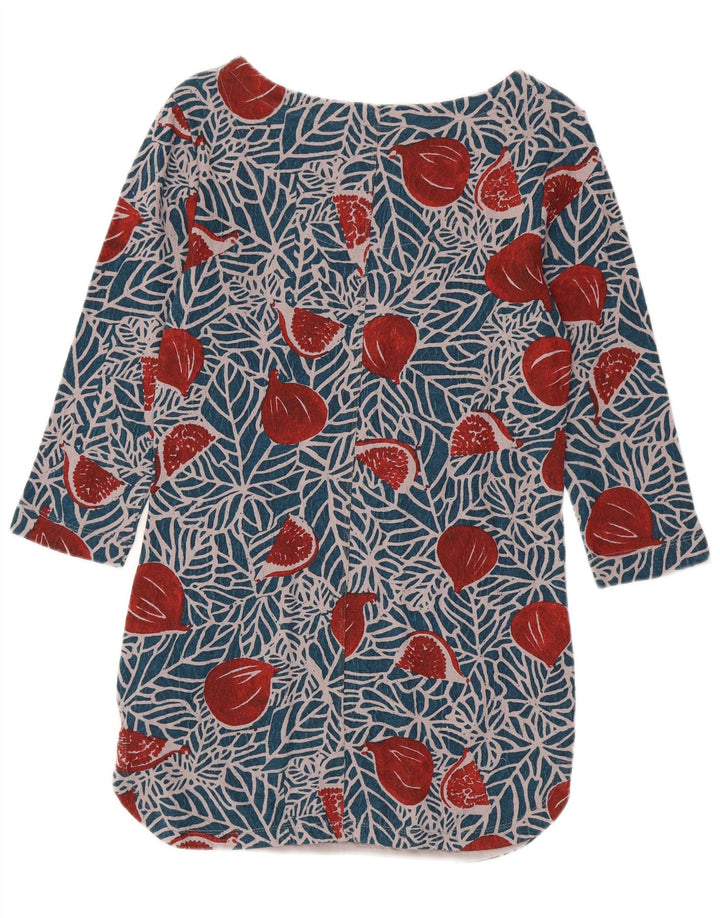 Top tunica con maniche a 3/4 da donna di White Stuff UK 8 piccolo floreale multicolore