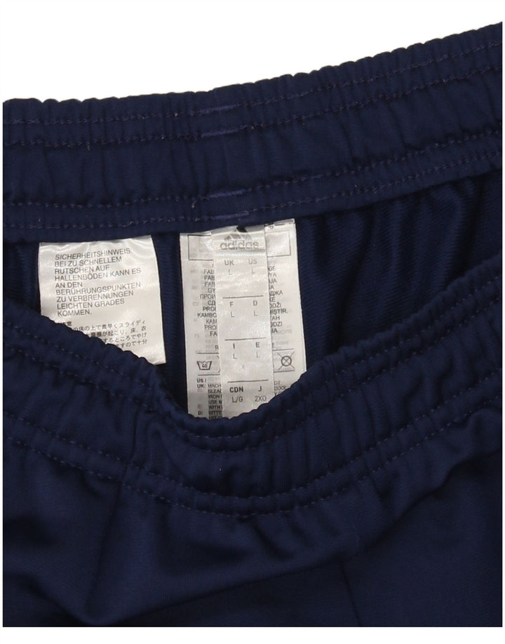 Pantaloni da tuta da uomo Adidas Joggers grandi in poliestere blu navy