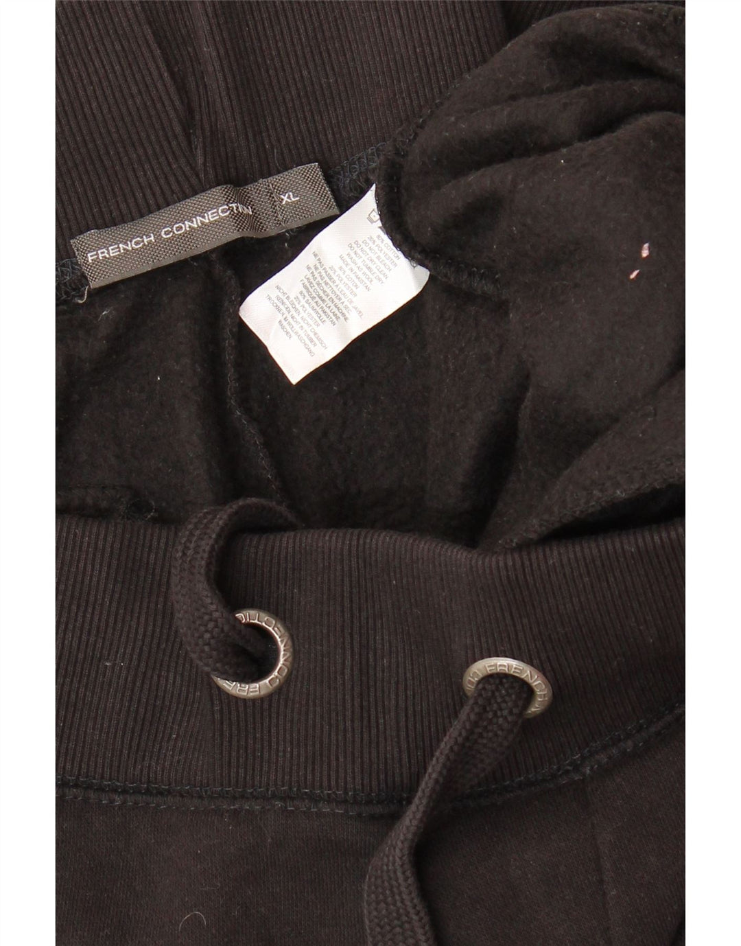 FRENCH CONNECTION Pantaloni da tuta da uomo Joggers XL Cotone nero