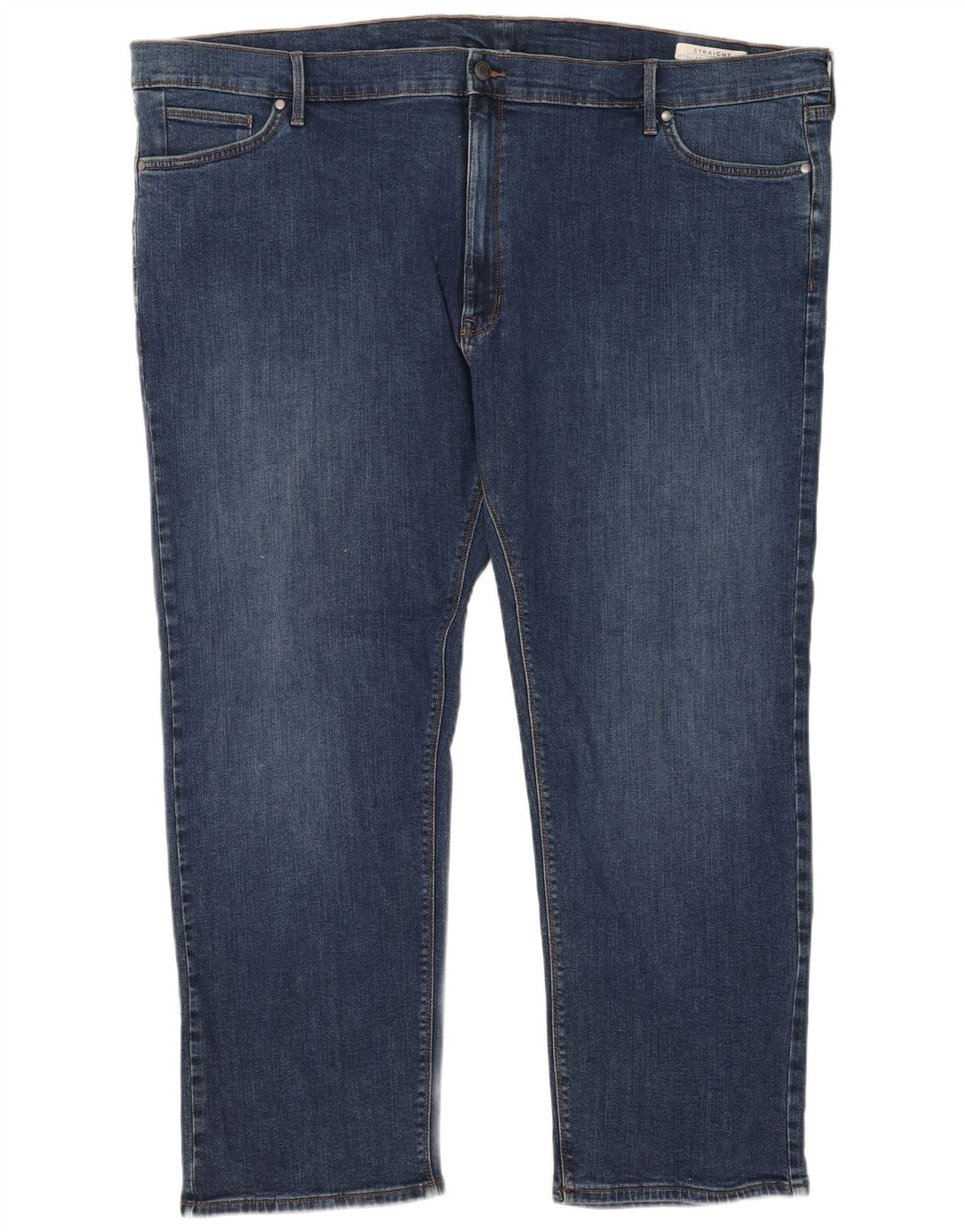 Jeans dritti da uomo Marks & Spencer W50 L29 cotone blu