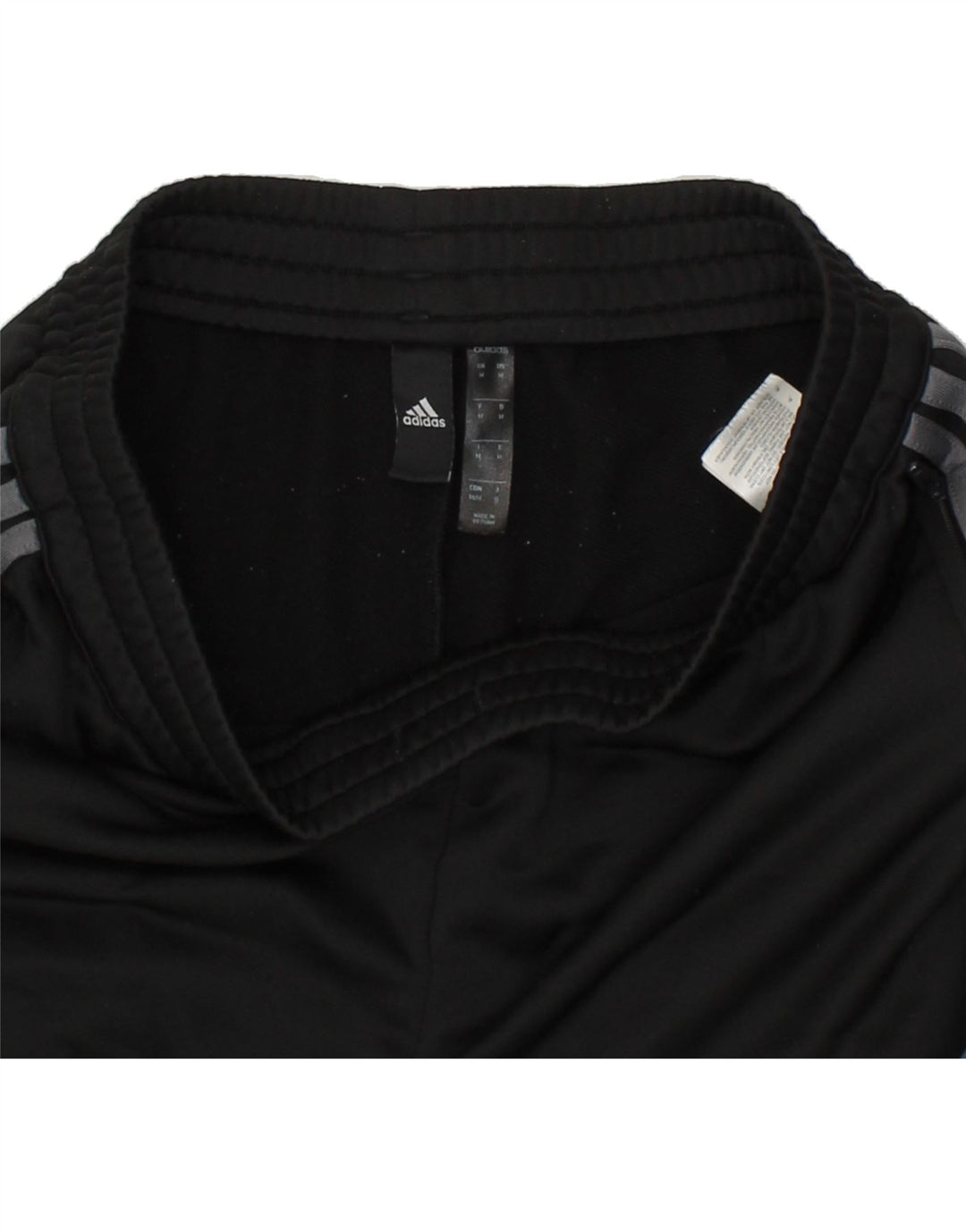 ADIDAS Womens Tracksuit Trousers UK 14 Medium Black Polyester Vintage Adidas and Second-Hand Adidas from Messina Hembry 