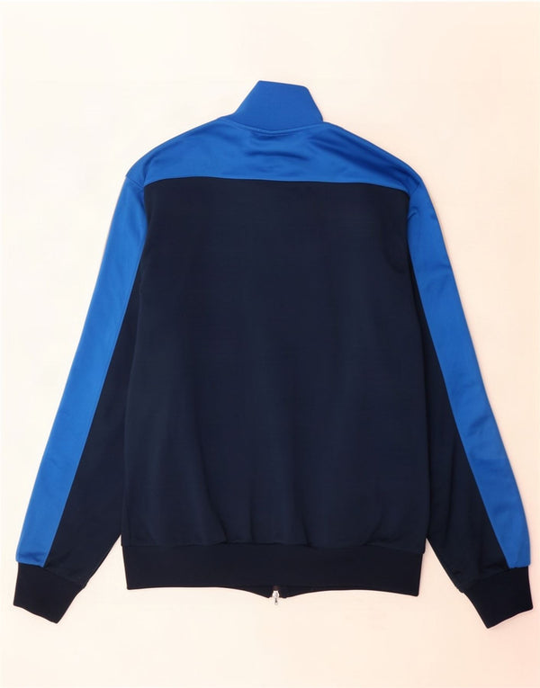 Giacca da tuta da uomo Adidas UK 42/44 Large Blu Navy Colourblock