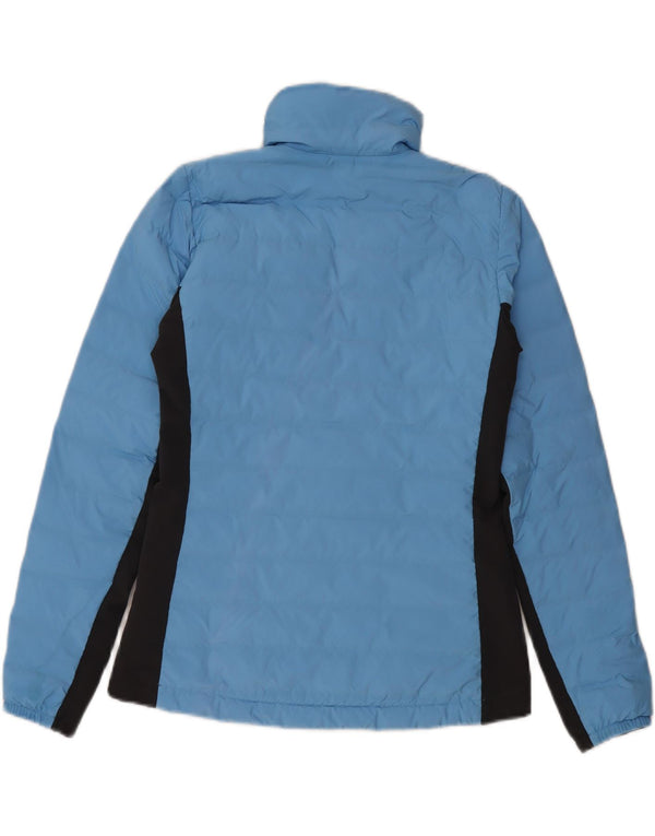 Giacca imbottita da donna Helly Hansen UK 10 Small Blu Colourblock Poliestere