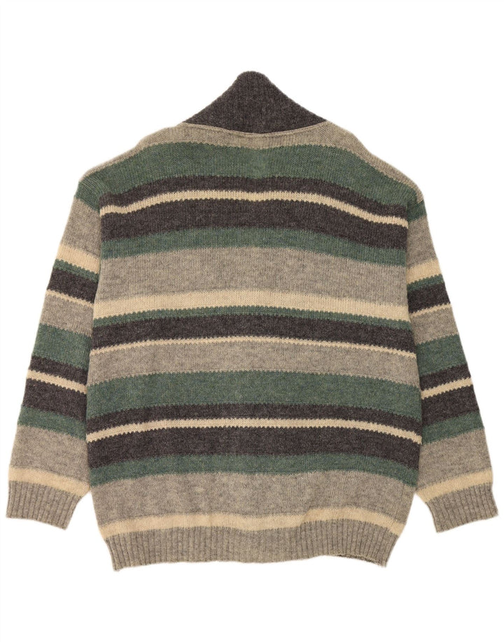 Maglione Cardigan Uomo Trussardi XL Righe Multicolore