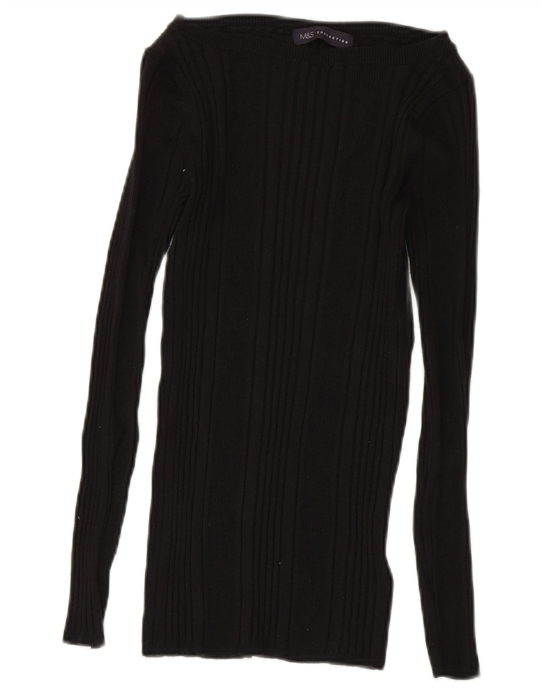 Top da donna con spalle scoperte Marks & Spencer UK 8 piccolo in viscosa nera