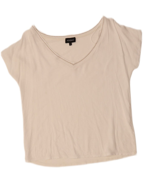 KOOKAI Womens T-Shirt Top Size 1 Small White